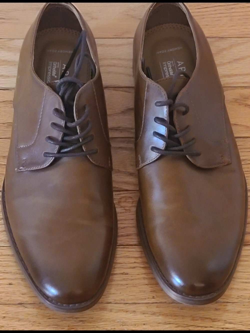 2 pr Bundle Shoes Men's Apt. 9 Brown & Sonoma Black Dress/work Shoes Sz 9 - Picture 4 of 16